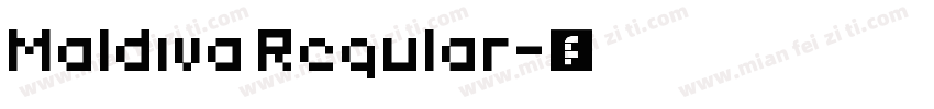 Maldiva Regular字体转换